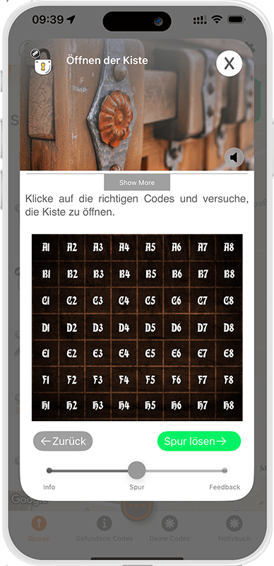 beispiel rätselaufgabe mytabgame outdoor escape game