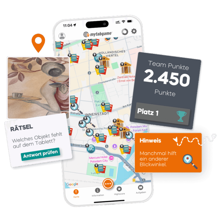 mytabgame schitzeljagd mobile mood potsdam